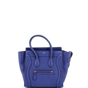 Celine Luggage Bag Grainy Leather Micro #239477C10B